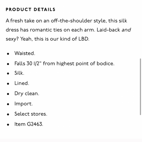 Madewell Off The Shoulder Silk Tie Dress - Picture 6 of 8